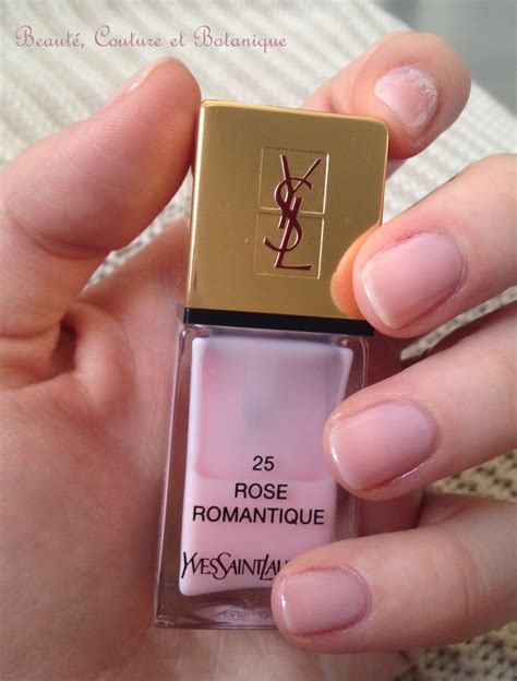 vernis rose romantique yves saint laurent